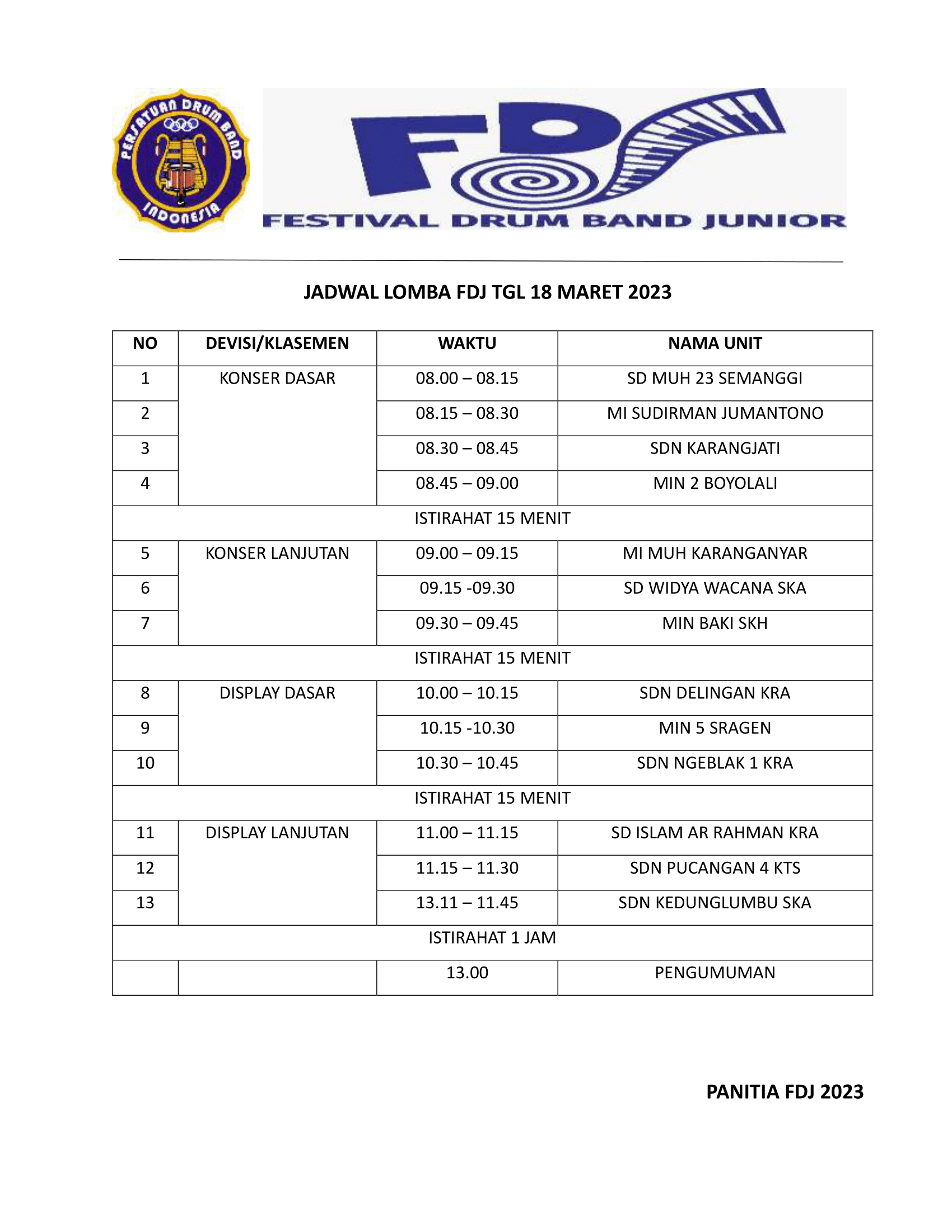 event-jadwal